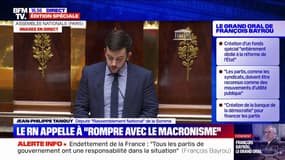 Jean-Philippe Tanguy (RN) à François Bayrou: "Vous mentez sur tout à Mayotte" 