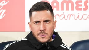 Eden Hazard sur le banc du Real en janvier 2023