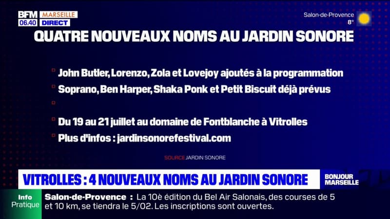 Festival Jardin sonore: quatre nouveaux noms annoncés pour l'édition 2023