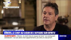Christophe Leroy à propos du dîner au palais Vivienne: "C’était une erreur de le faire et si je suis condamné pour cela, je ferai face"