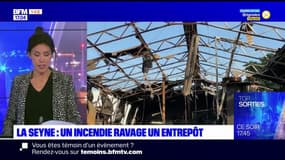 Var: Un incendie ravage un entrepôt à La Seyne-sur-Mer