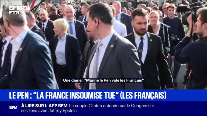 "La France insoumise tue" les Français répond Marine Le Pen
