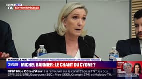 Marine Le Pen: "On n'est pas là pour défendre nos petites perspectives politiques personnelles"