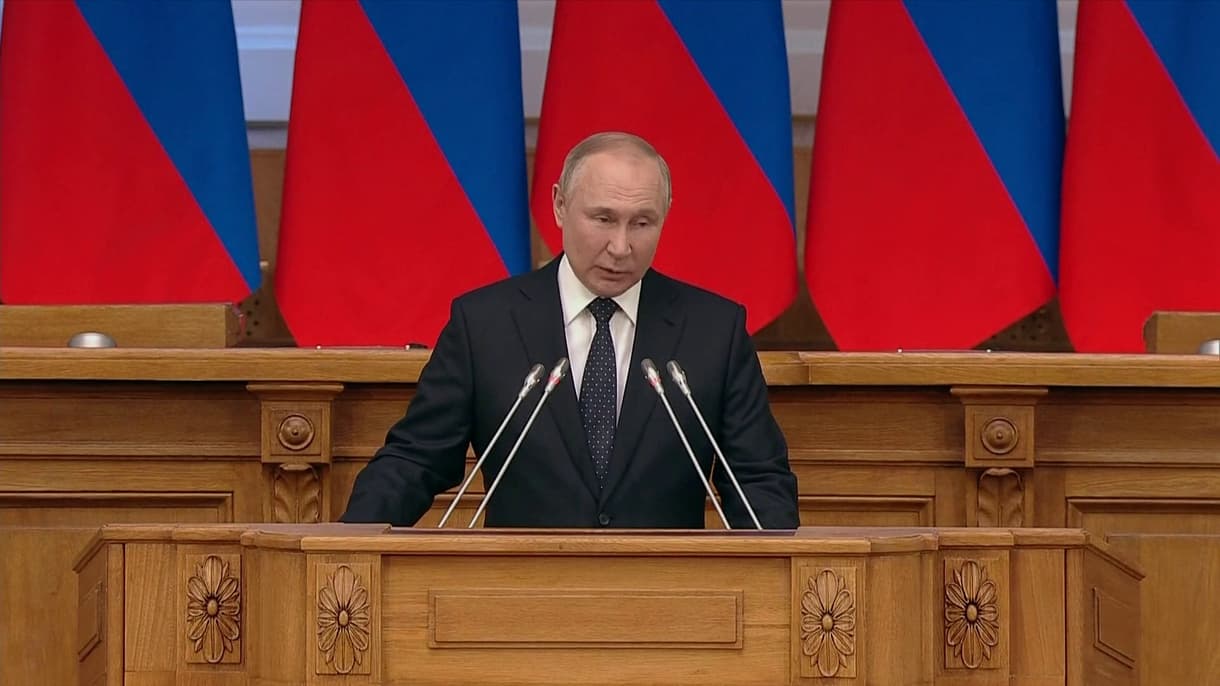 Guerre en Ukraine: Poutine prévient que "si un autre pays interfère", "il y aura une réponse"