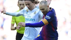 Lukas Modric et Andrés Iniesta