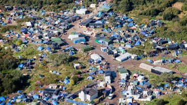 La "Jungle" de Calais photographiée le 22 février 2016. (image d'illustration)