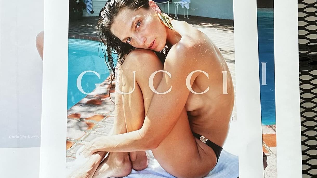 Daria Werbowy pour Gucci, Château Marmont 2023