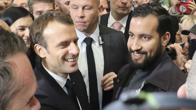 Emmanuel Macron et Alexandre Benalla