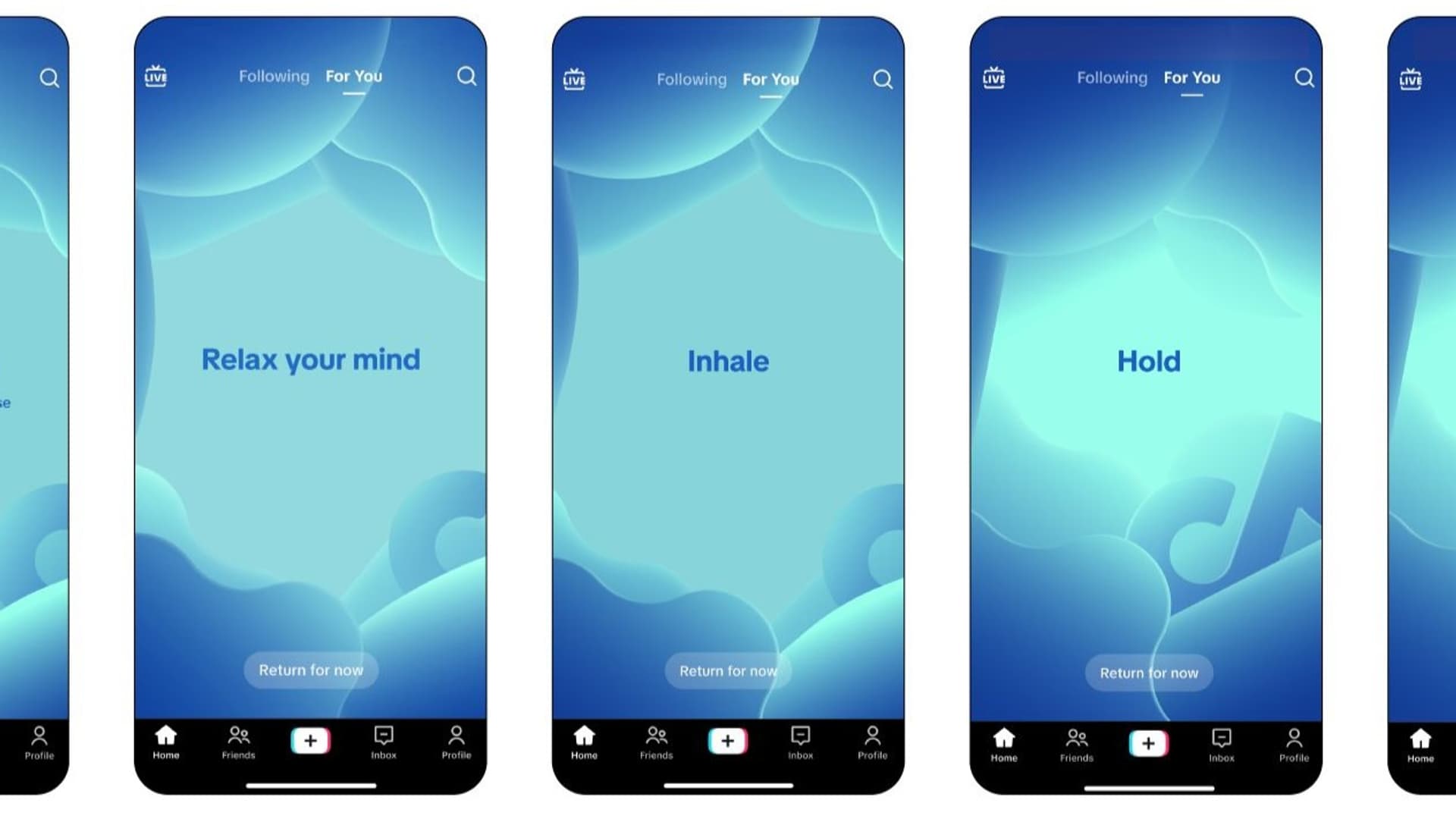 Le mode "méditation" de Tiktok Le mode "méditation" de Tiktok