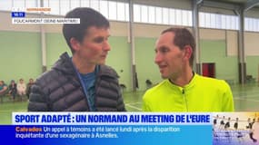 Meeting de l'Eure: Christophe Fourcin, para-athlète normand, se prépare avant l'épreuve