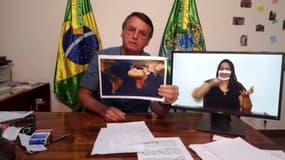 Brésil: pour le président Jair Bolsonaro, la forêt amazonienne "ne prend pas feu"