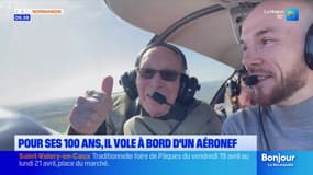 Pour ses 100 ans, un ancien pilote s'est envolé à bord d'un aéronef