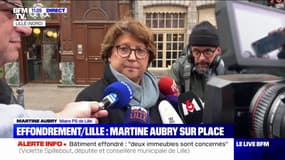 Martine Aubry: "À priori, il n'y a pas de morts ni de blessés, nous avons évacué l'immeuble cette nuit" 