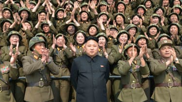 Photo non datée de Kim Jong-Un, diffusée le 24 avril dernier par la Corée du Nord. (Photo d'illustration)