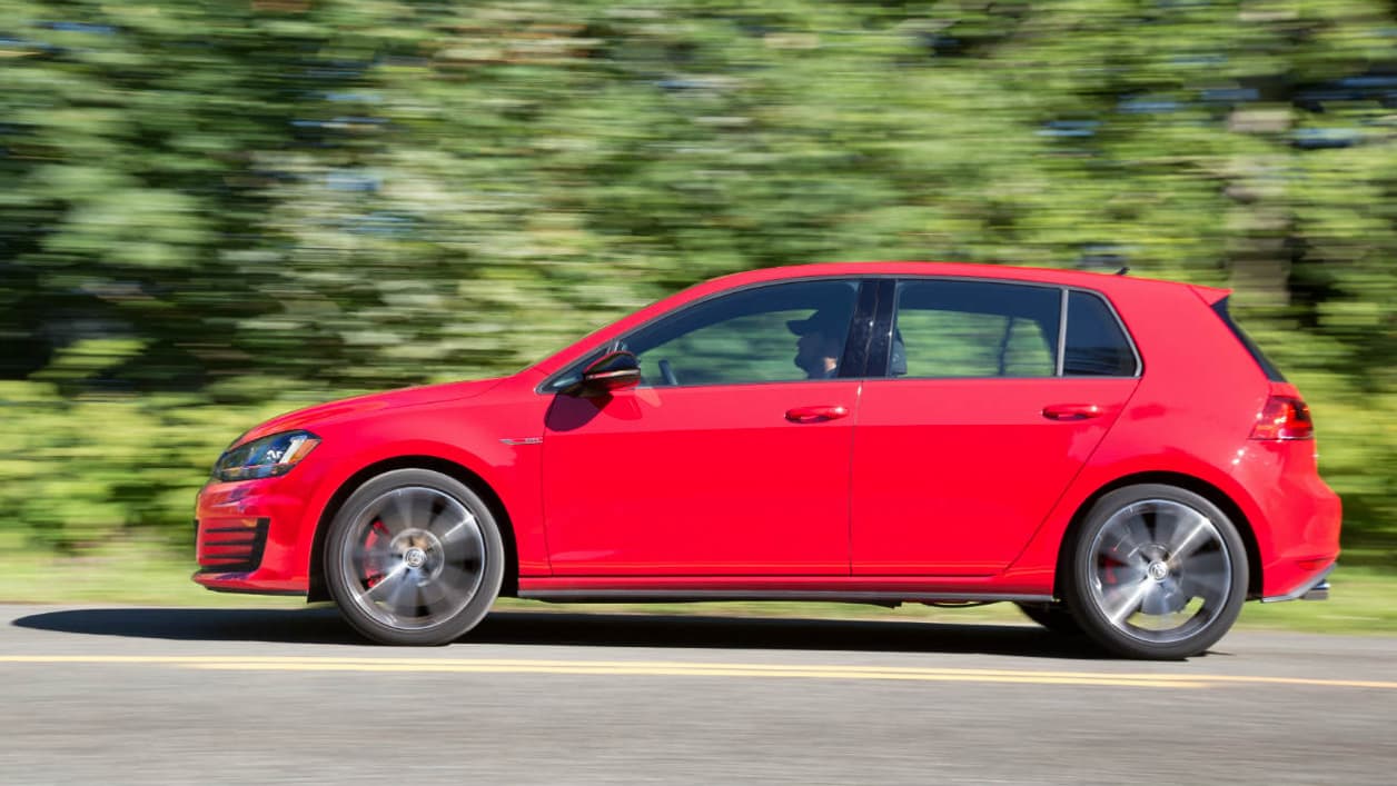 Avec son moteur de 250 chevaux, cette Golf GTI est la plus puissante de cet essai.