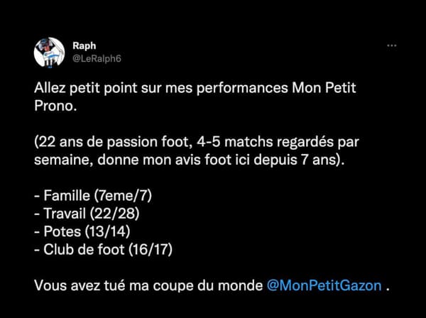 Il a mal à son football