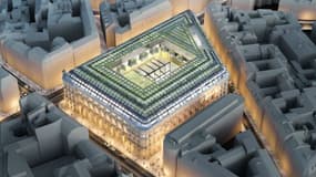 La nouvelle Poste du Louvre disposera d'une terrasse végétalisée.