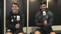 Antoine Dupont et Romain Ntamack