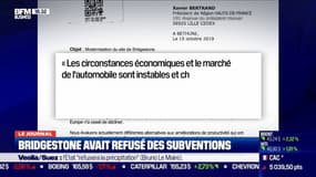 Bridgestone a refusé l'an dernier une aide de la région Hauts-de-France