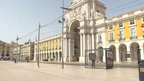 Les rues de Lisbonne désertées à l'heure de l'état d'urgence sanitaire (Photo d'illustration).