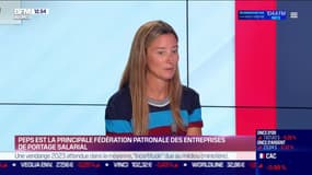 Hélène Fraysse (PEPS) : PEPS est la principale fédération patronale des entreprises de portage salarial - 08/08