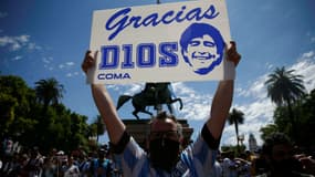 L'hommage d'un supporter à Diego Maradona