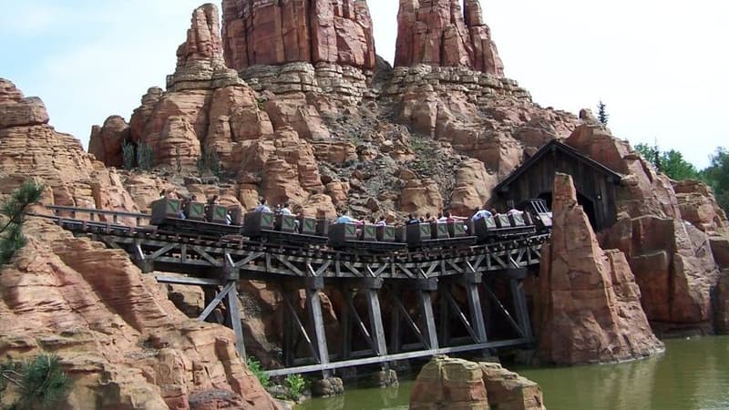 « Le train de la mine», à Disneyland Paris.