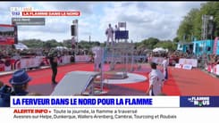 Lille: l'esplanade du Champ de Mars se peuple avant l'arrivée de la flamme