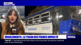 Alpes-Maritimes: des perturbations sur le trafic ferroviaire après les éboulements dans la vallée de la Tinée