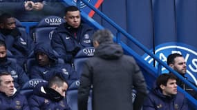 Kylian Mbappé lors de PSG-Reims, le 10 mars 2024.