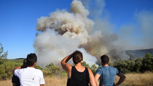 Incendie dans l'Hérault