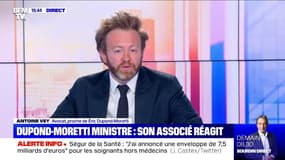 Me Antoine Vey (ex-associé d'Éric Dupond-Moretti): "Il n'avait pas d'ambition politique"