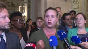 Mathilde Panot, le 28 septembre 2023 à l'Assemblée nationale