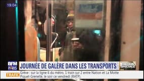 Grève: une nouvelle journée de galère dans les transports