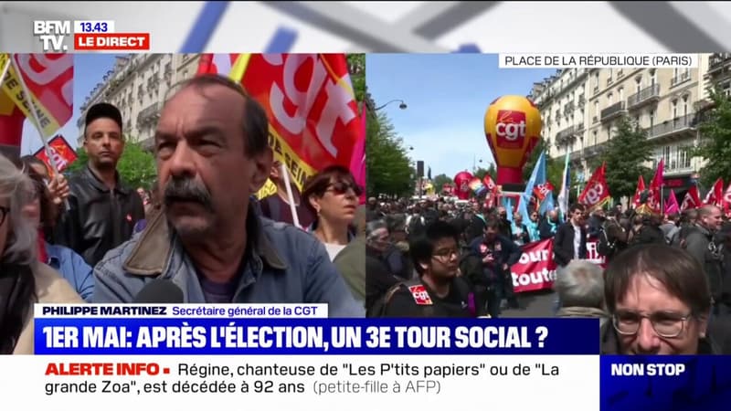 Retraites: Philippe Martinez estime qu'Emmanuel Macron 