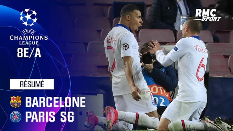 Résumé : Barcelone 1-4 Paris SG - Ligue des champions 8e de finale aller