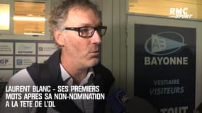 Blanc - Ses premiers mots après sa non-nomination à la tête de l'OL