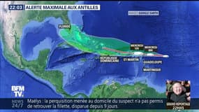 Alerte maximale aux Antilles