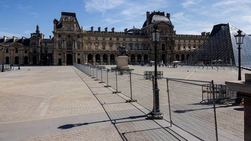 Le musée du Louvre, à Paris, le 18 juillet 2024