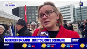 Un an après le début de la guerre en Ukraine, Lille rend hommage aux Ukrainiens