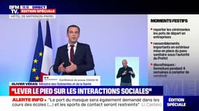 Olivier Véran: "La cinquième vague est encore plus forte dans les territoires où la couverture vaccinale est la moins élevée"