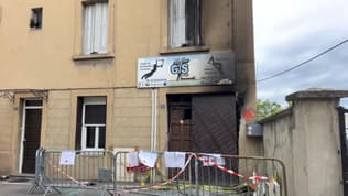 Le bâtiment dans lequel un chien et deux chats appartenant au couple de Grignerots sont morts à cause d'un incendie. 