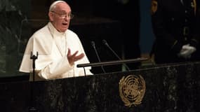 Le Pape François devant l'ONU, le 25 septembre 2015.