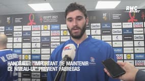 Handball : "Important de maintenir ce niveau-là" prévient Fabregas
