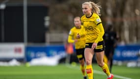 Thea Kyvag, joueuse de LSK Kvinner le 19 avril 2024