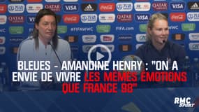Bleues - Amandine Henry : "On a envie de vivre les mêmes émotions que France 98"