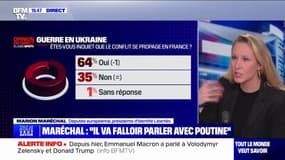 Marion Maréchal: "Il y a beaucoup de légèreté chez ceux qui font la guerre par Ukrainiens interposés depuis leur canapé"