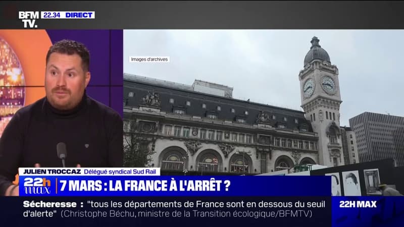 Grève à la SNCF: Julien Troccaz (SUD Rail) est prêt à tenir 