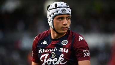 Le joueur de l'Union Bordeaux-Bègles (UBB) Louis Bielle-Biarrey, 7 juin 2025