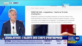 Législatives: l'alerte des chefs d'entreprise